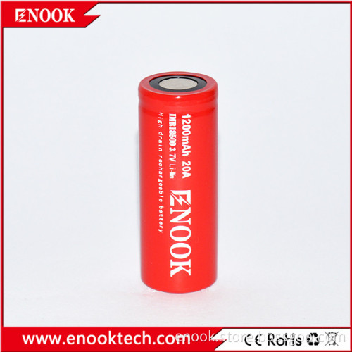Enook Battery 18500 1200mah 3.7V